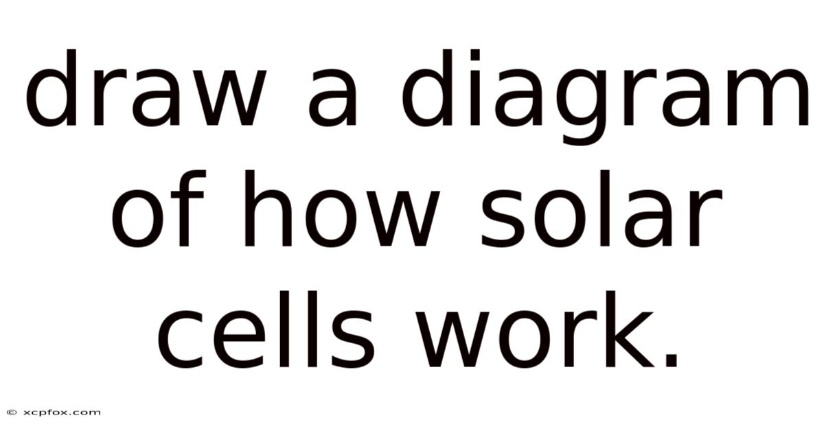 Draw A Diagram Of How Solar Cells Work.