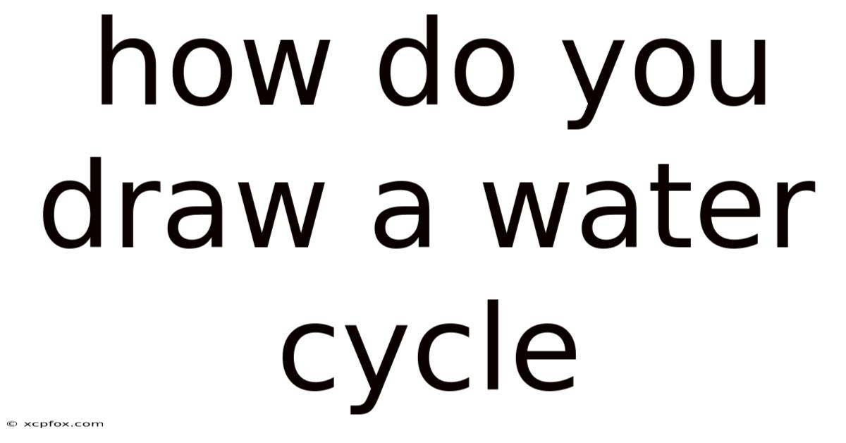 How Do You Draw A Water Cycle