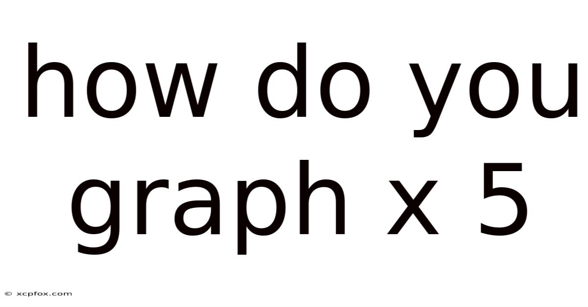 How Do You Graph X 5