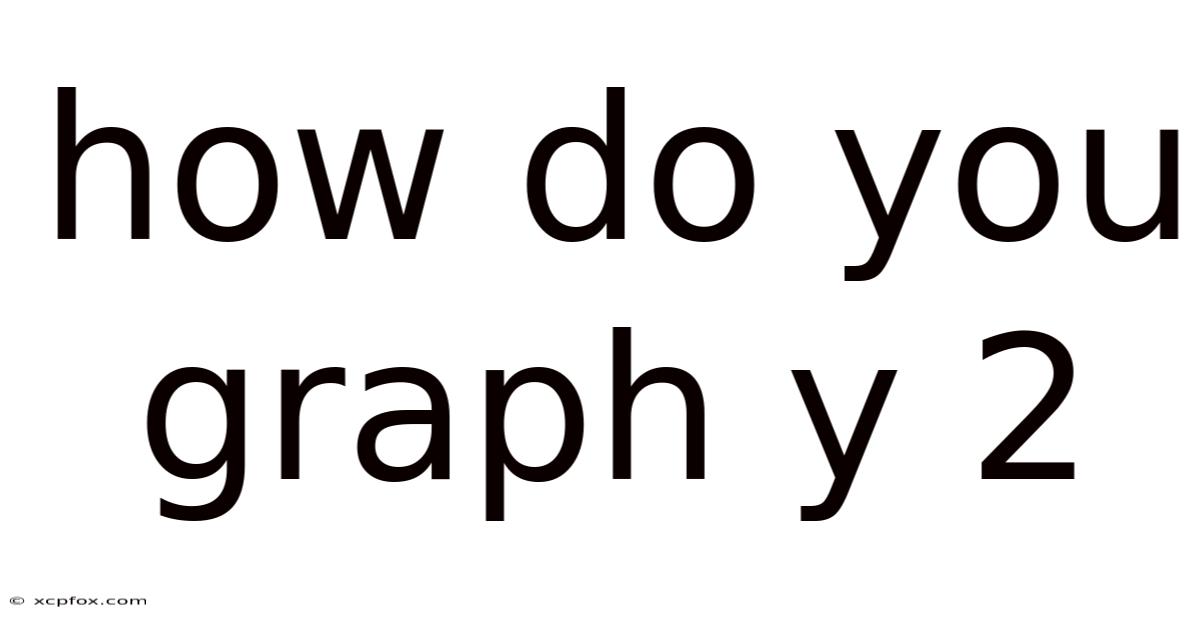 How Do You Graph Y 2