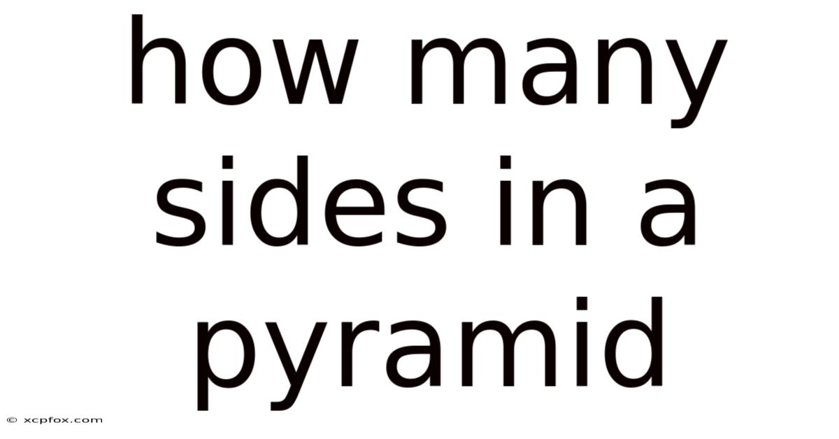 How Many Sides In A Pyramid