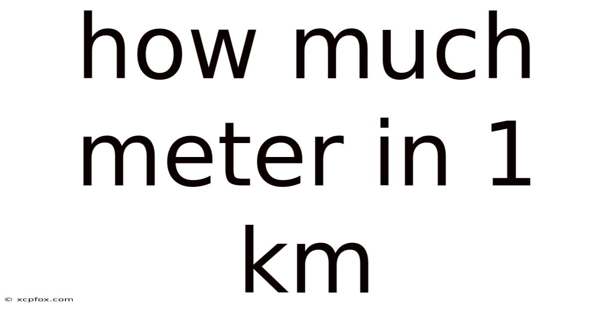 How Much Meter In 1 Km