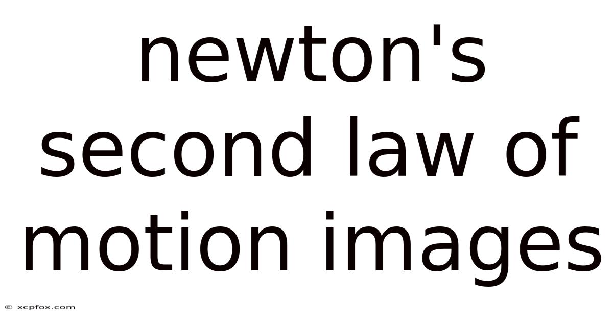 Newton's Second Law Of Motion Images
