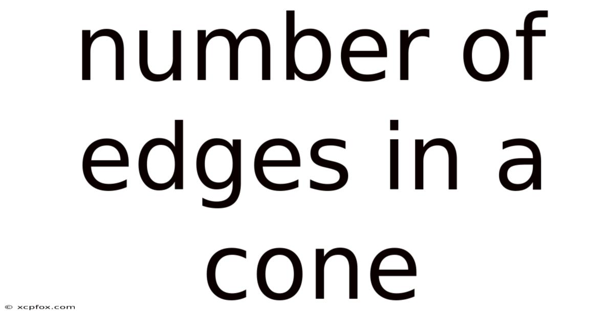 Number Of Edges In A Cone