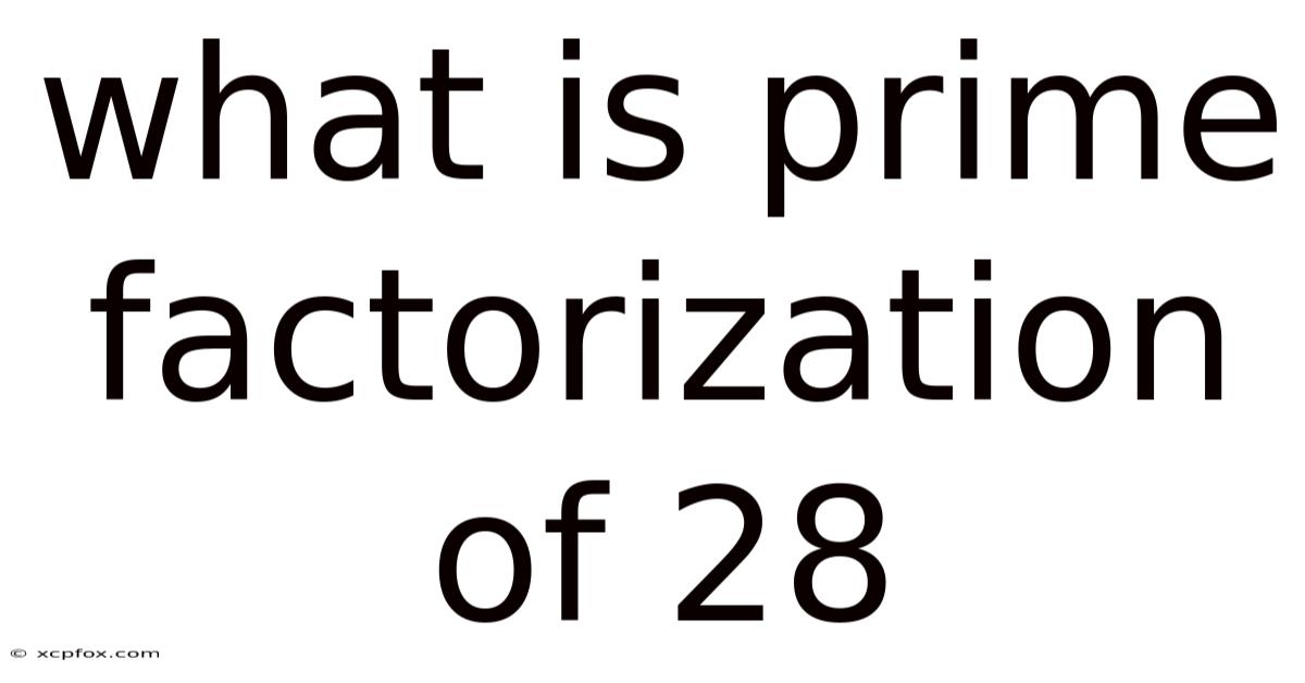 What Is Prime Factorization Of 28