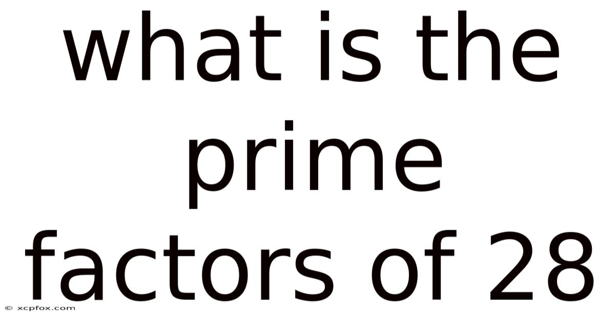 What Is The Prime Factors Of 28